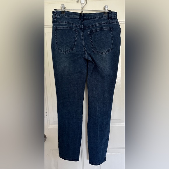 VIA RITINA JEANS SPARKLE & LEOPARD PRINT SZ.4 STRETCH - Picture 6 of 9